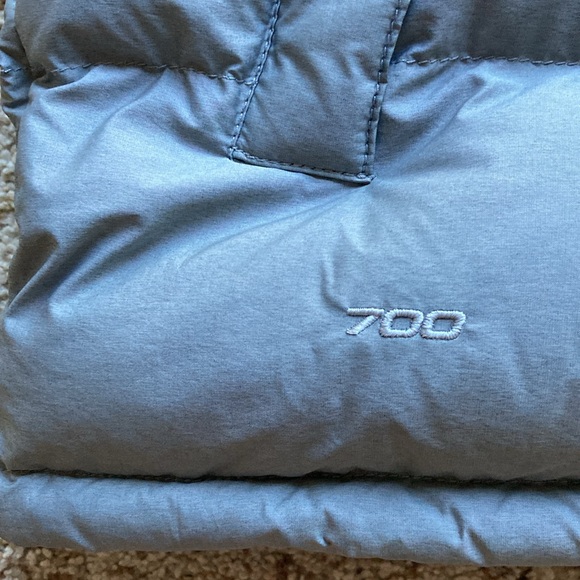 The North Face Men’s Nuptse 700 Down Insulated Vest Gray Asphalt Sz M - Picture 7 of 16